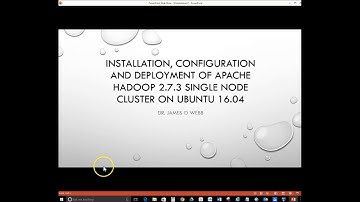 Hadoop single node cluster on UBUNTU