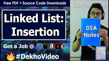 Insertion of a Node in a Linked List Data Structure