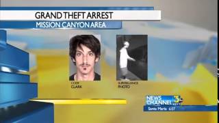 Man Arrested for Mission Canyon Thefts