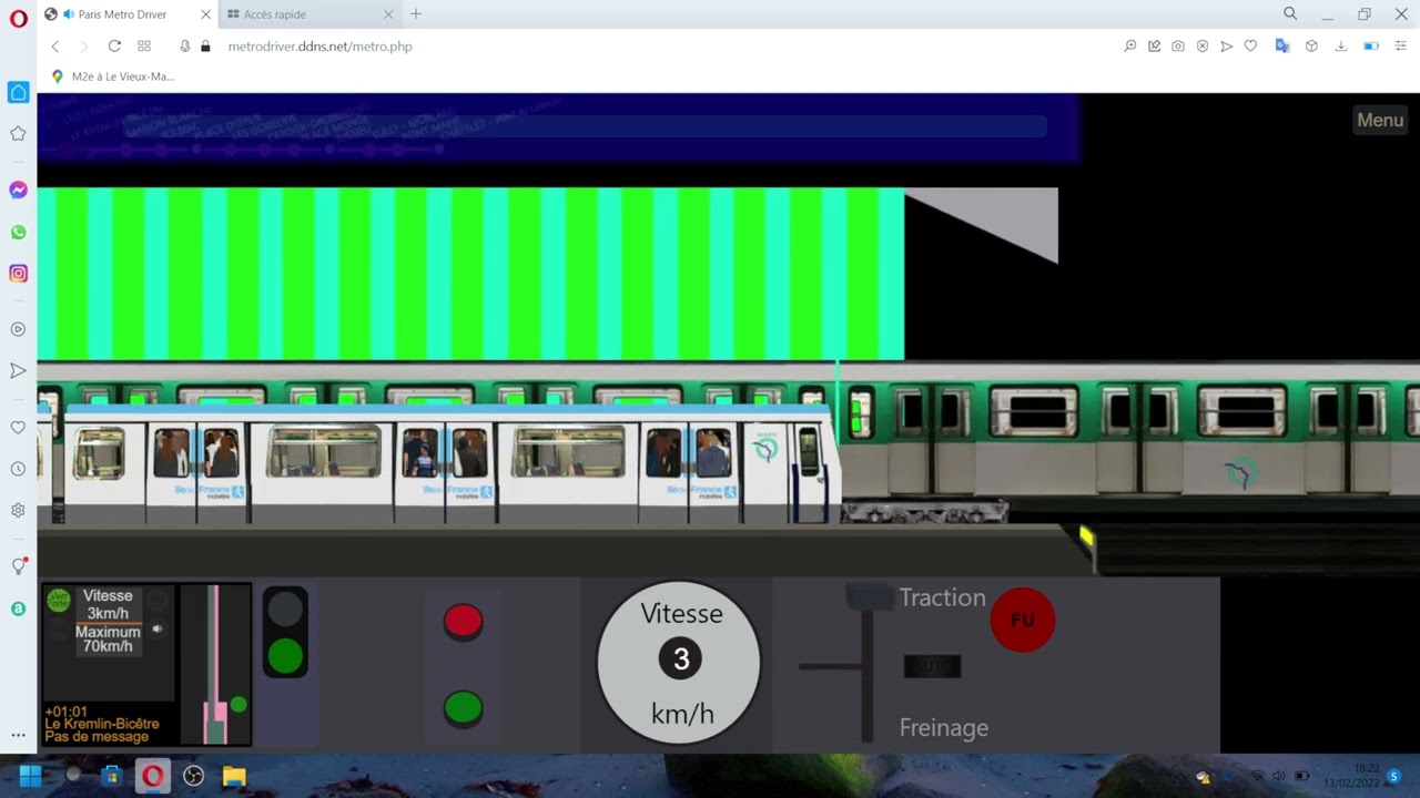paris métro driver  ligne 7