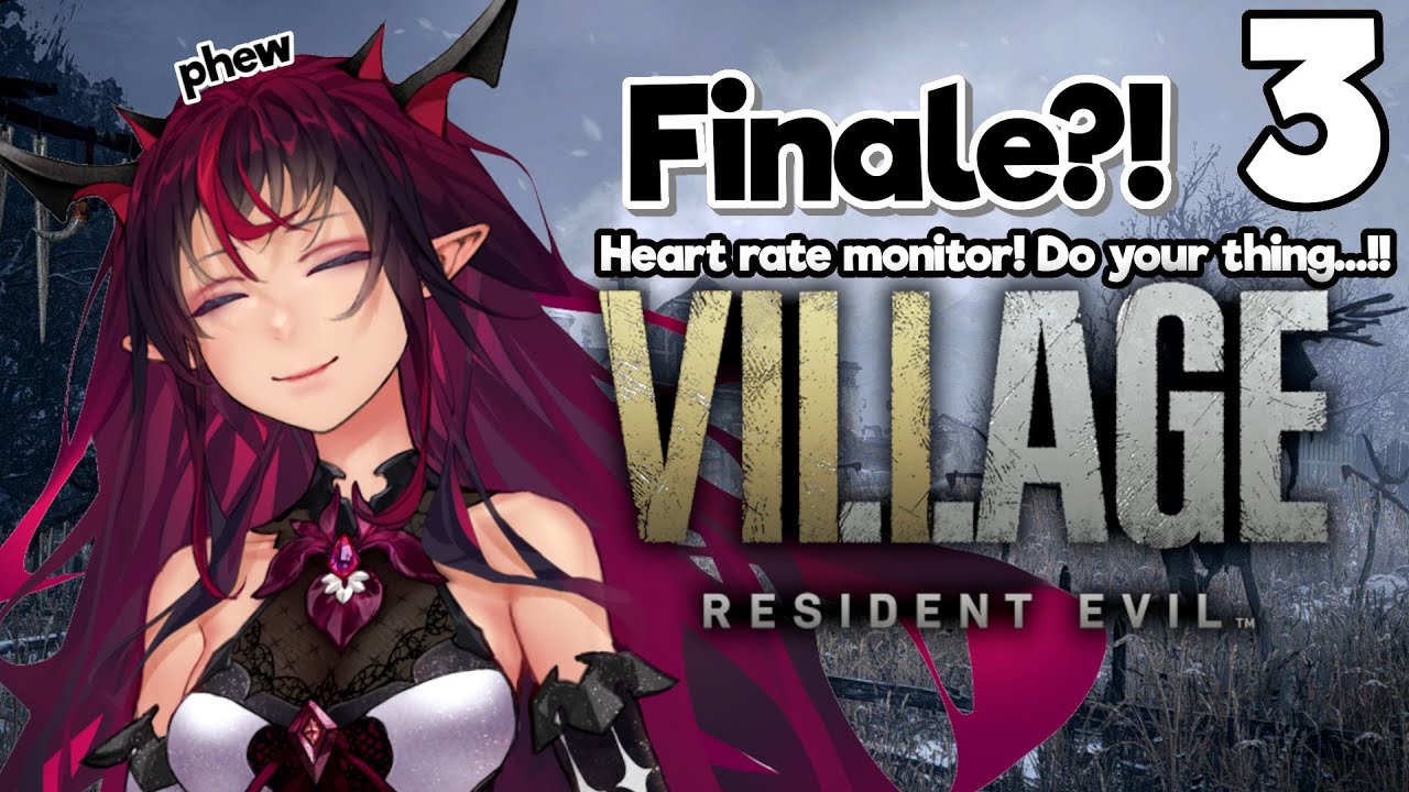 【Resident Evil Village】Complete zombie annihilation w/ heartrate monitor 【PART 3/FINALE?】