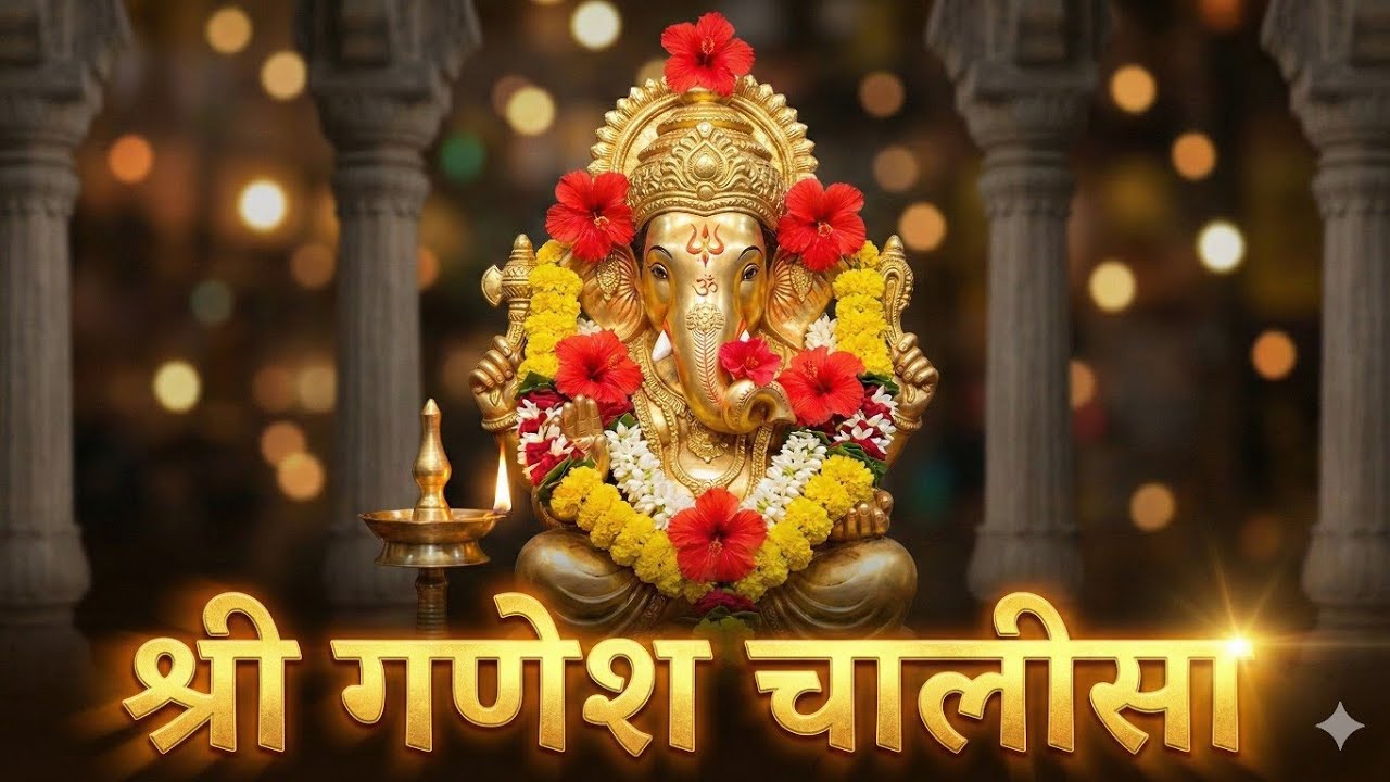 गणेश चालीसा (Fast) | Quick Ganpati Chant | Morning Energy Mantra