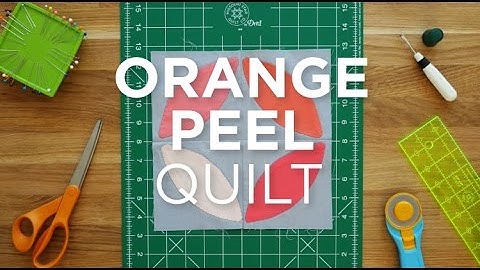 Make an  Easy Orange Peel Quilt Block - Quilt Snips