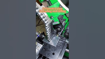 Automated pipe threading and rolling#threadrollingmachine#rollingmachine#threadrollingwheel#machine