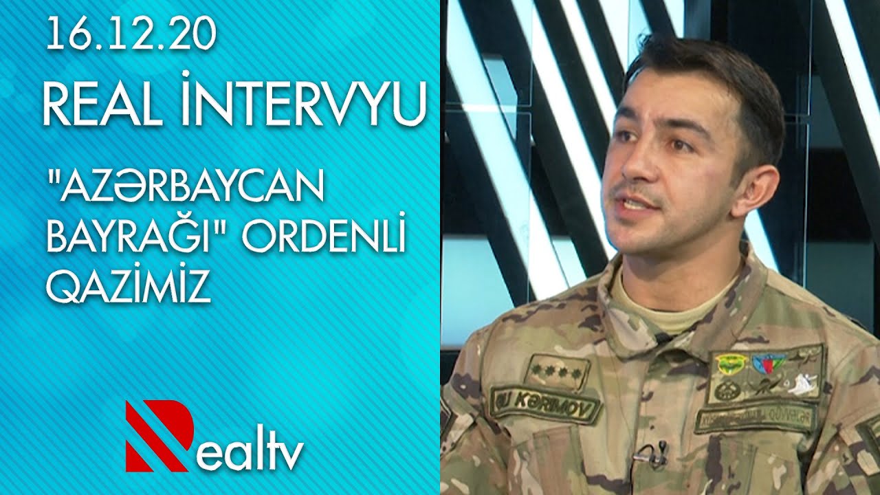 "Azərbaycan Bayrağı" ordenli qazimiz