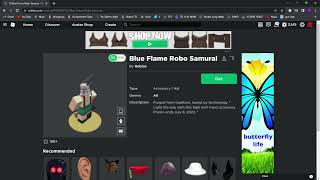 Free roblox samurai hat