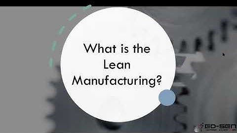 Webinar ED-SEN Consulting "Streamline Your Production Process with Lean Manufacturing Concept"