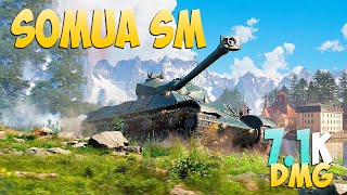 Somua SM - 8 Kills 7.1K DMG - Барабан и бас! - Мир Танков