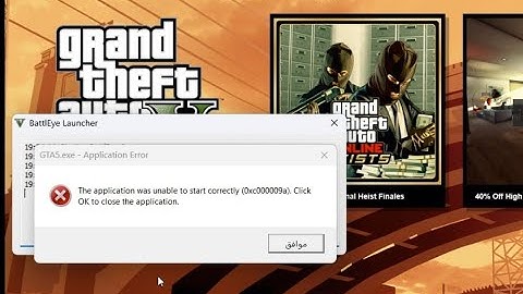 How to fix 0xc000009a error code GTA 5