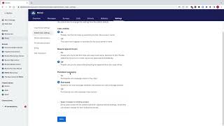 Overview of the Class Settings dashboard