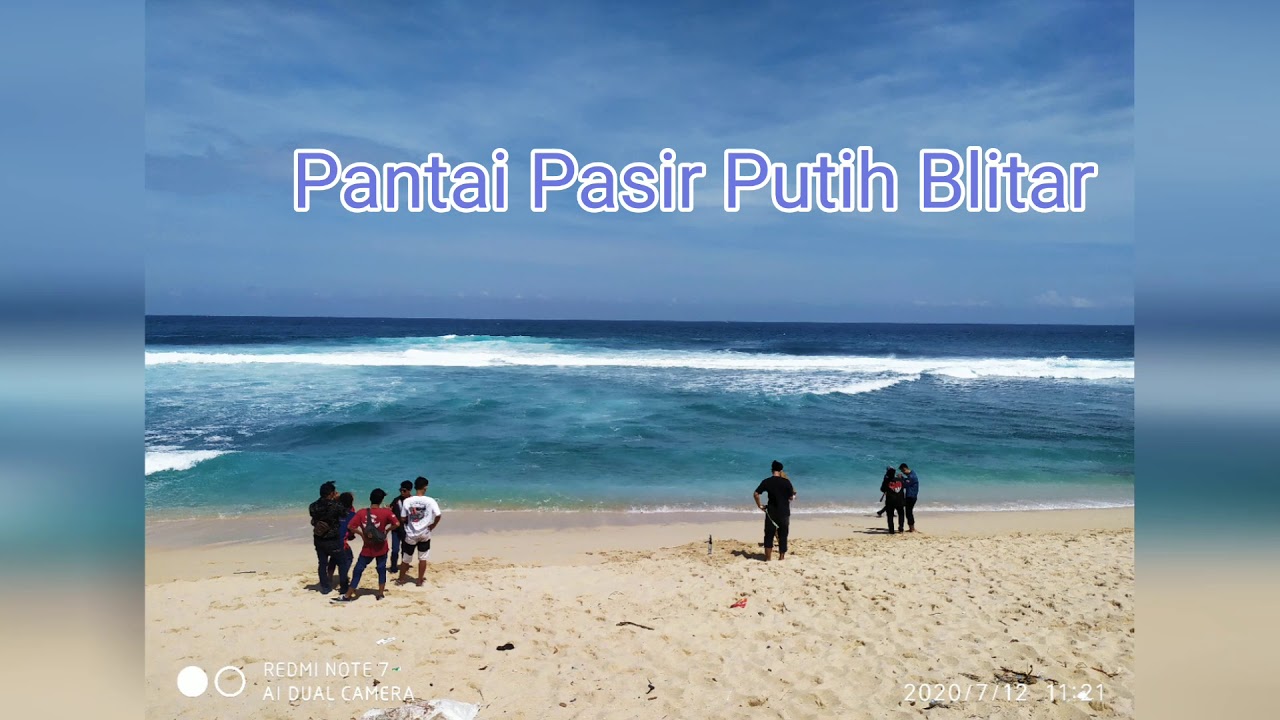 Pantai Pasir Putih Blitar YouTube