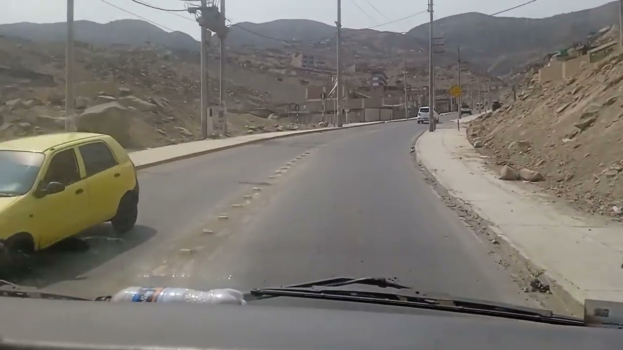 Av. WIESSE via en mal estado (Montenegro, SJL) - VIA PASAMAYITO - AV. REVOLUCION (Comas) 14 Feb 2026