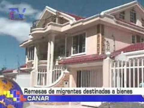 Remesas de migrantes destinadas a bienes