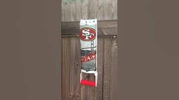 SF 49ers Custom Designed Beer Can Crusher-Tiki Bar-Man Cave -Garage - Basement Bars
