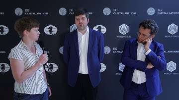Round 5  Interview with Svidler and Aronian