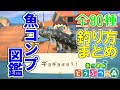 【あつ森】魚全80種の出現時期・場所・釣り方解説まとめ(月別)