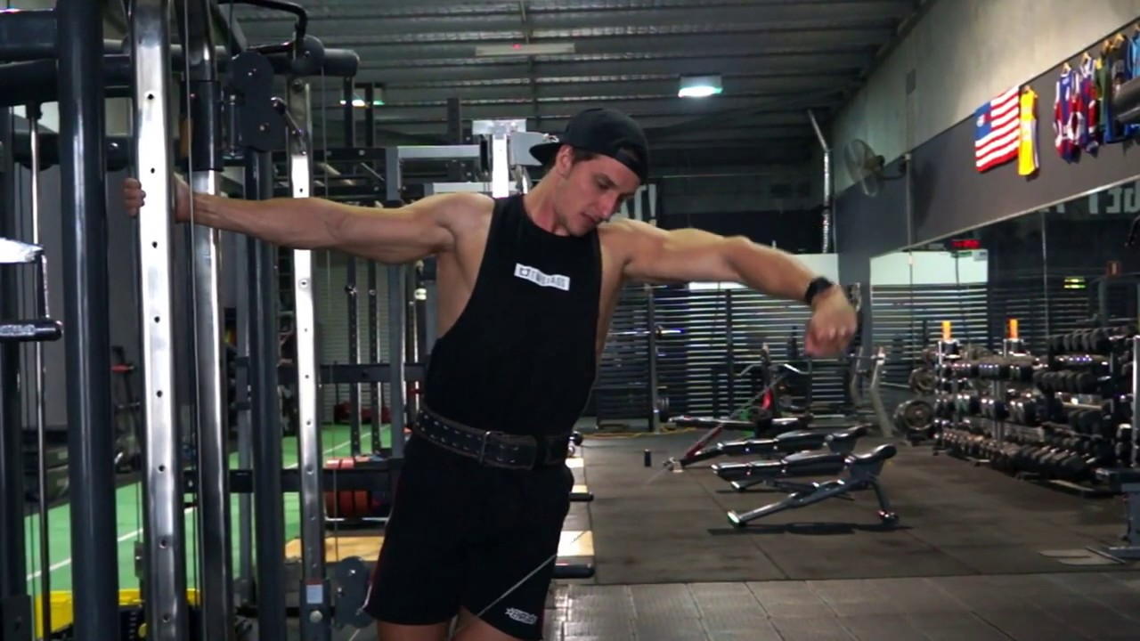 SINGLE ARM CABLE SIDE RAISE DEMO' YouTube