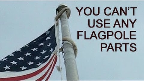 FlagDesk.com | Flagpole Rigging Tips: Bicycle Chain Substituted for flagpole parts