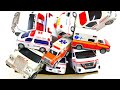 救急車のミニカー坂道を走る!サイレン鳴らして緊急走行☆Ambulance Minicars run urgently with Siren