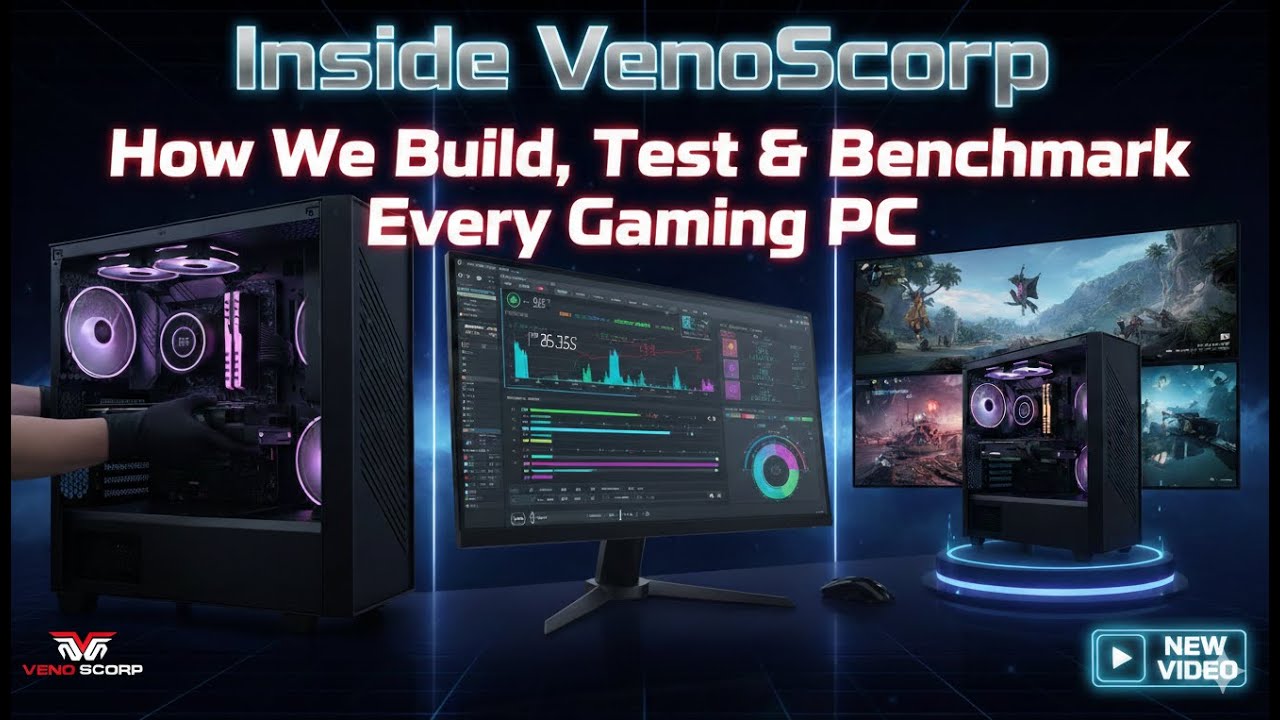 How We Test Every VenoScorp Gaming PC | 50-Second Behind-the-Scenes ...