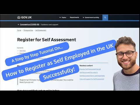 Self Employed | How To Register For Self Assessment Made Simple (Step By Step Tutorial)