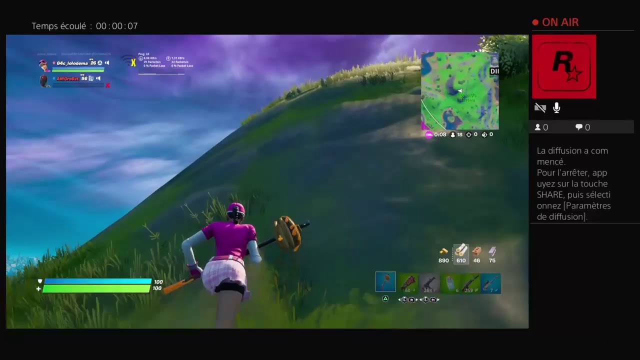 Live Fortnite avec le Val et Louis