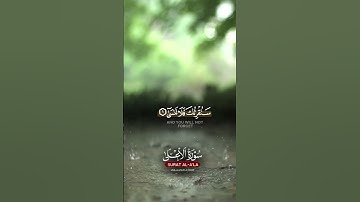 سورة الأعلى بصوت الشيخ ماهر المعيقلي 🖤❤️‍🩹 #قرآن