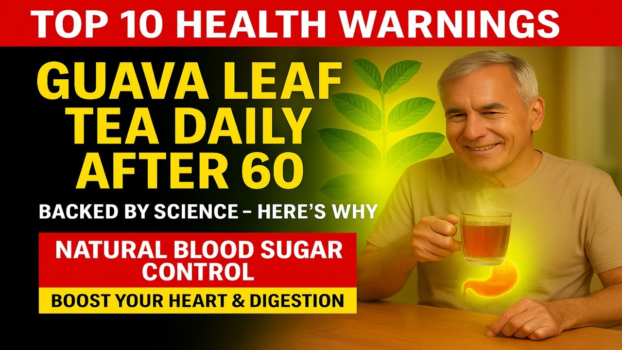 Why Every Senior Over 60 Should Drink Guava Leaf Tea Daily (Backed by Science)