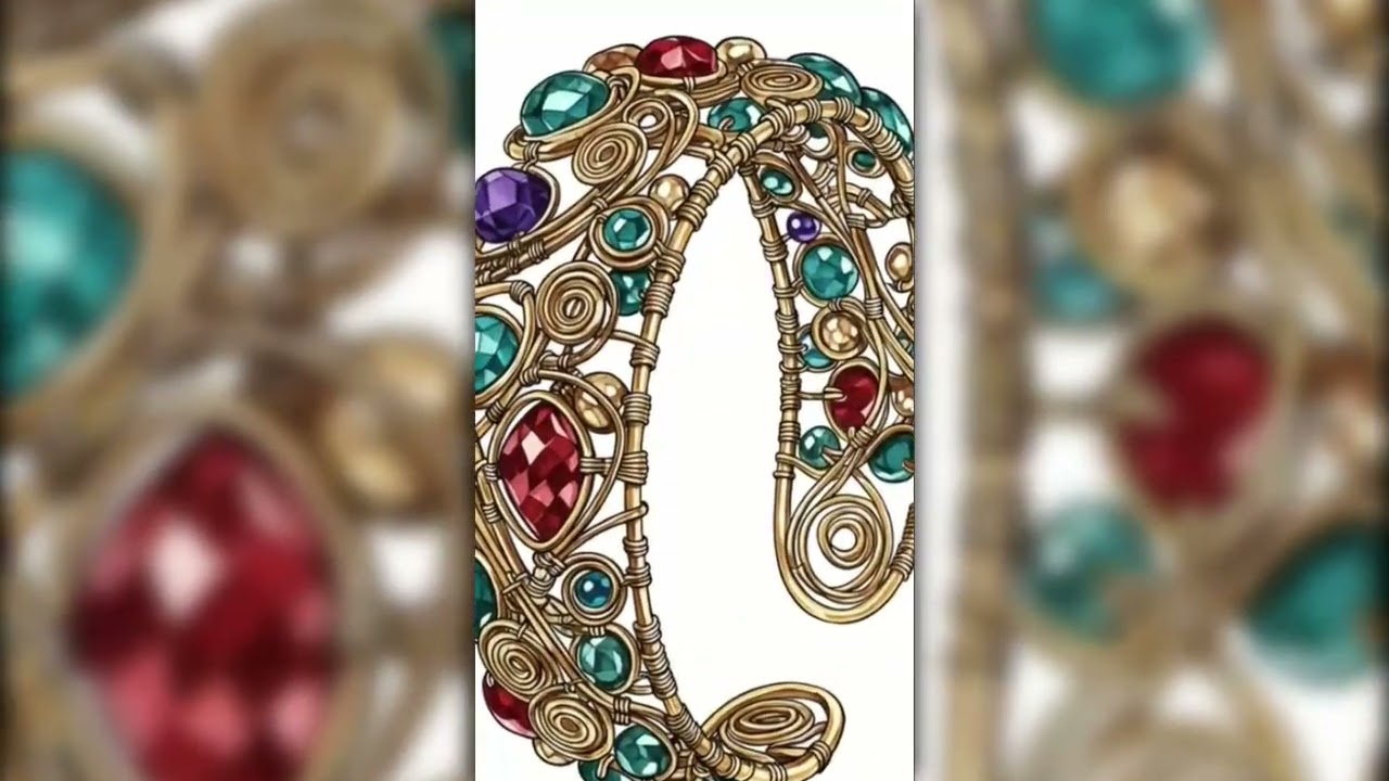 Jewelry Luxury Styling / Gold Wire Wrapped Gemstone Bracelet Collection – Trending Handmade Style
