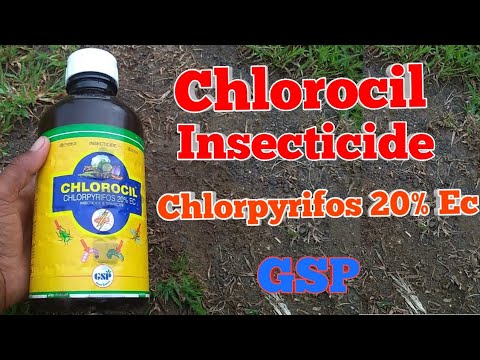 chlorpyrifos 20% ec uses in