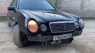 W210 ОЧКАРИК ПО ЦЕНЕ ЖИГУЛИ !!    1 ЧАСТЬ ВОССТАНОВЛЕНИЯ!