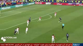 هدف كليان مبابي على كرواتيا نهائي كأس العالم 2018