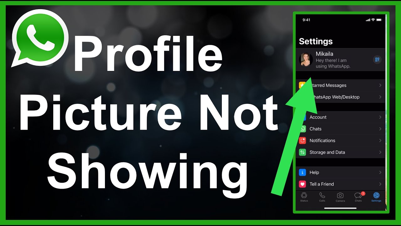 WhatsApp Profile Picture Not Showing (FIXED!) - YouTube