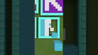 Minecraft Falling Pixel Art #20 (Fortnite) |#shorts