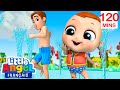 Bb au parc aquatique pour enfants   comptines avec bb louis  little angel franais