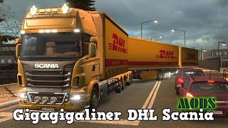 ETS2 Mods Gigagigaliner DHL Scania