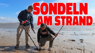 SCHATZSUCHE AM STRAND! Sondeln mit dem Metalldetektor