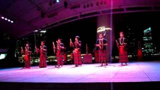 Thai Angklung  Bamboozled At The Esplanade Outdoor Theatre By Naresuan University  October 2010