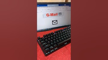 G-Mail | MS Word Symbol Shortcut Key #shorts #asmr #computer #gmail #keyboard