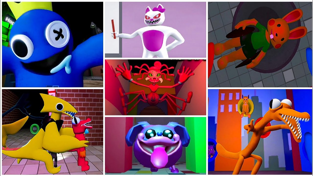 100 Monsters Game - Escape Room (All Monsters Jumpscare ) Chapter 1 - 7