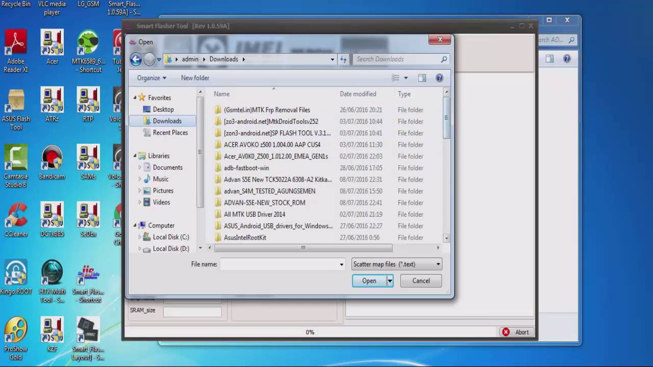 Tutorial Flashing Advan Vandroid S5E New 100% Done - KitKat 4.4