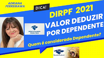 O que quer dizer total de dedução com dependentes?