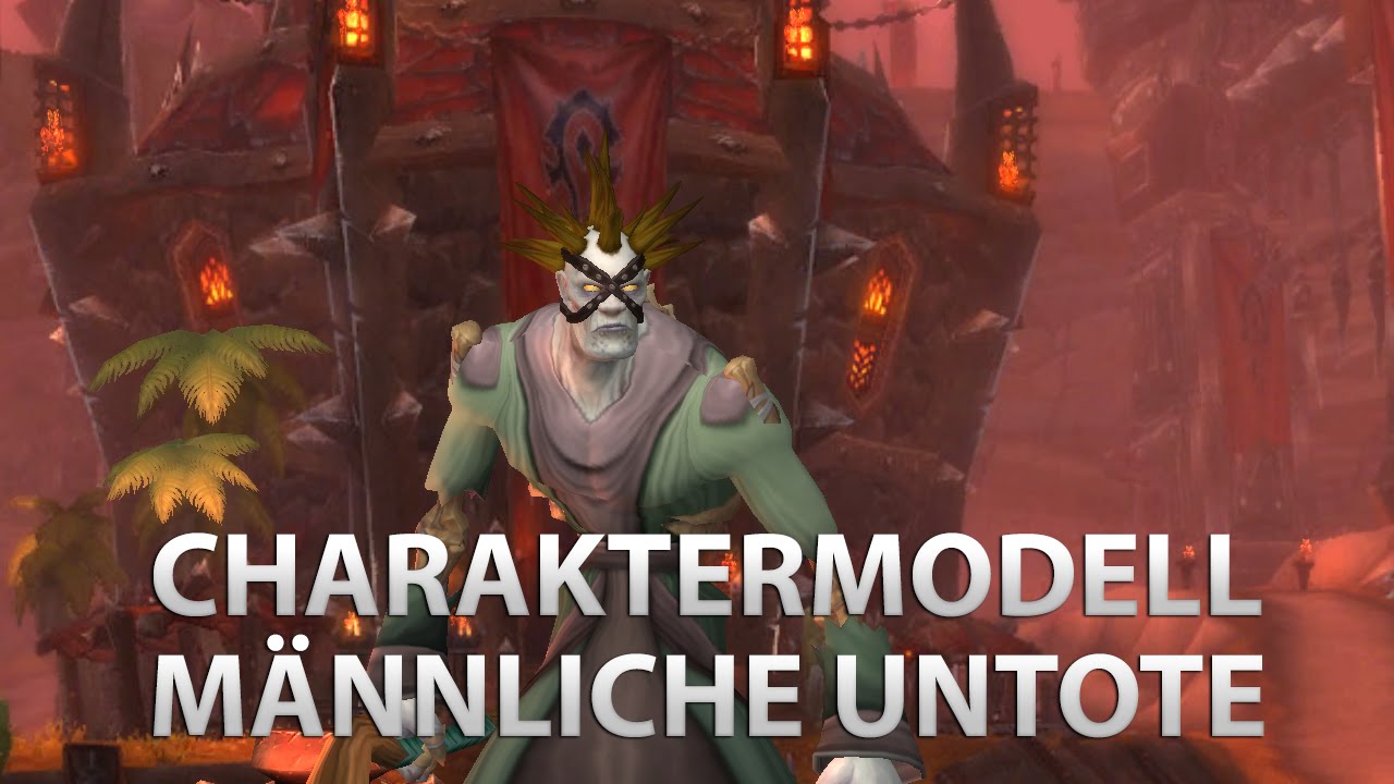 Warlords of Draenor: Männliche Untote - neue Charaktermodelle
