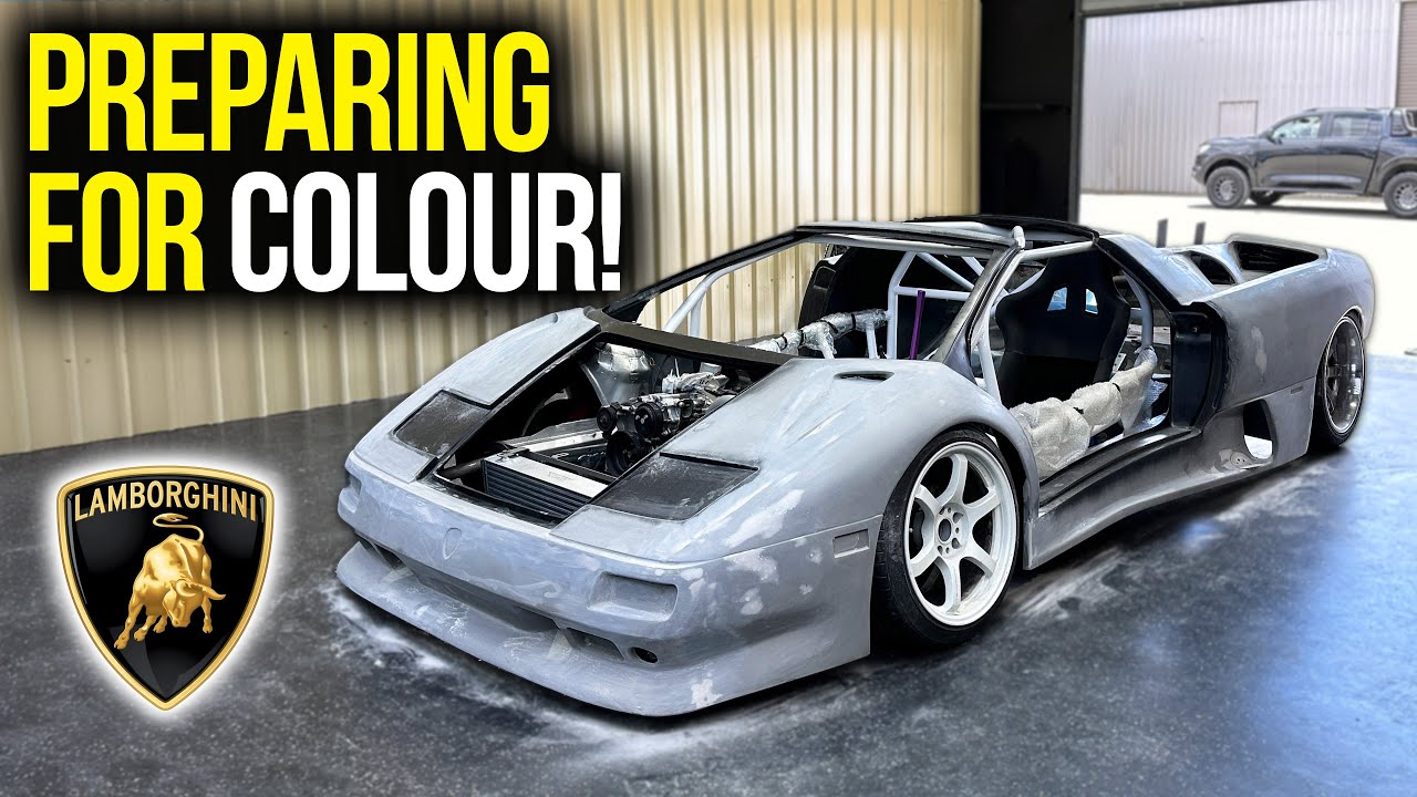 FAKE Lamborghini Drift Build Prep for COLOUR! | Part 15 - YouTube
