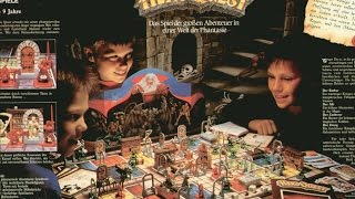 &quot;HeroQuest&quot; Anuncio antiguo (España) + imágenes de colección + tema principal