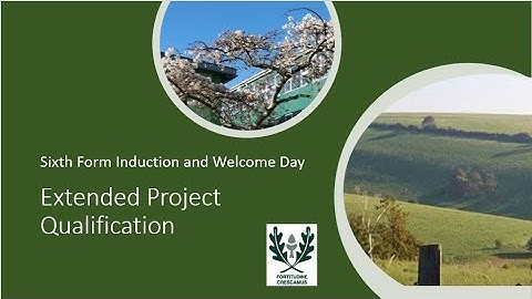 Extended Project Qualification Introduction