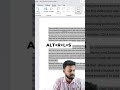 MS WORD ME ENGLISH KA HINDI TRANSLATE TRICK #trending #shorts #winword