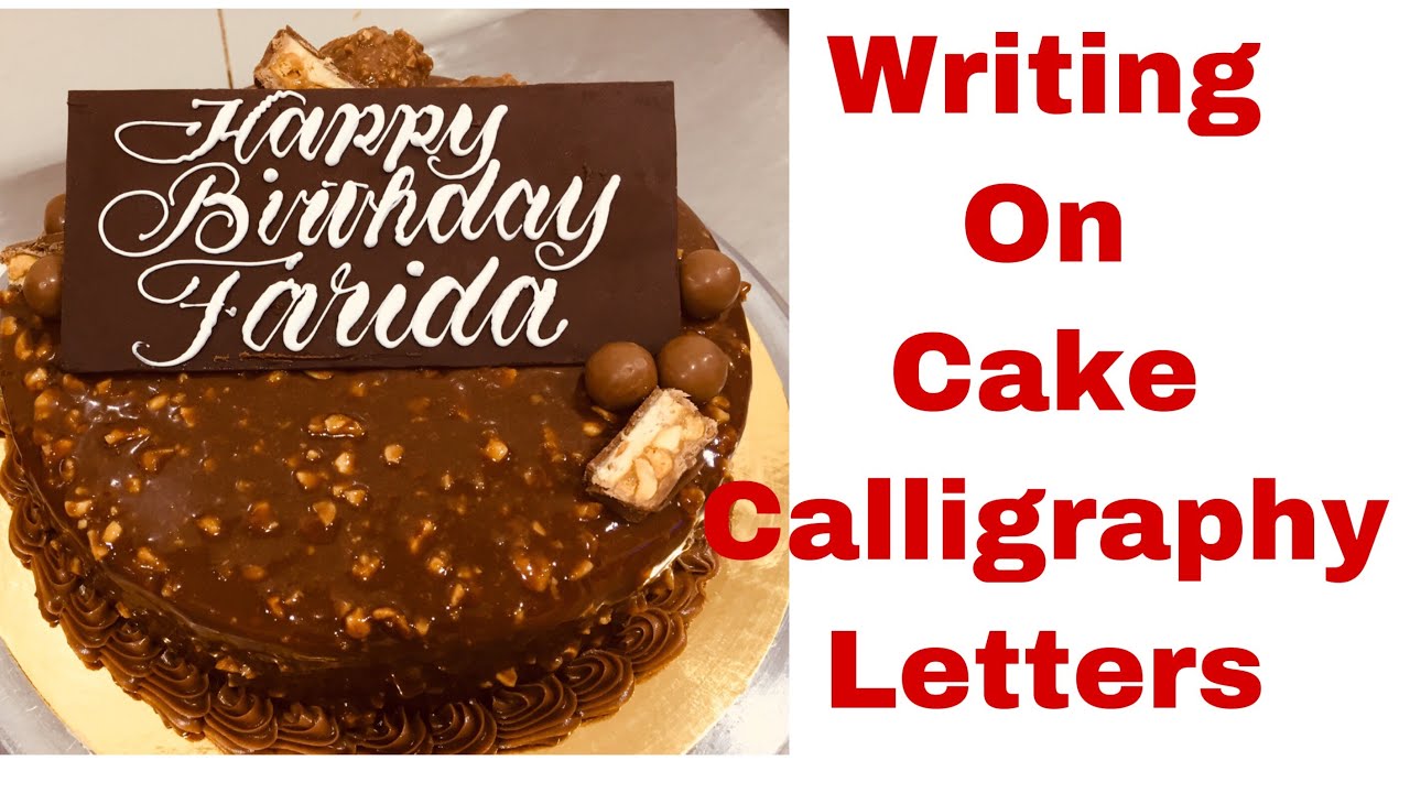 creative writing on birthday cake