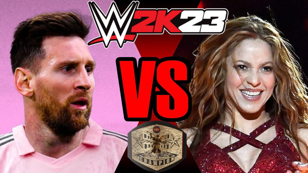 Shakira (c) vs Lionel Messi for CELEBRITY CHAMPIONSHIP