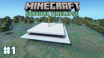 Minecraft Swamp Based Slime Farm [Survival Build Timelapse]
